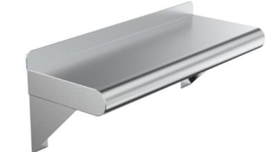 wall-mounted-stainless-steel-shelves